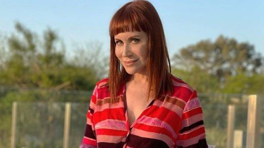 A los 53 años Matilde Blanco sorprendió con un topless en la pileta