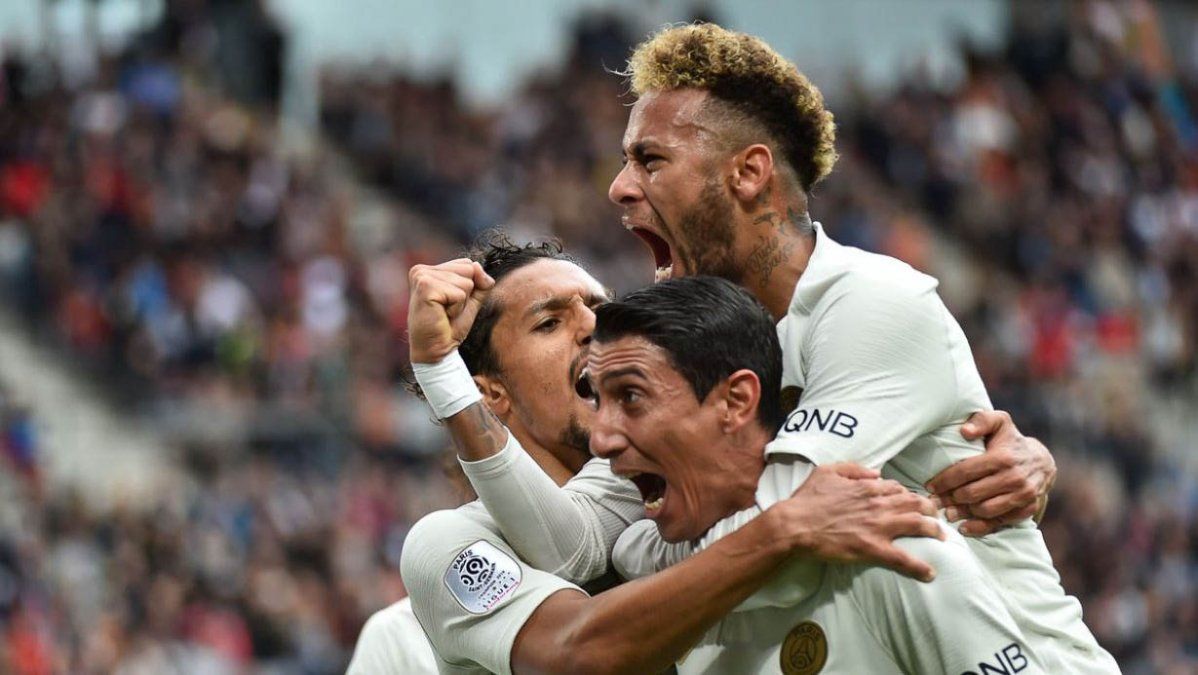 Di María marcó en un nuevo triunfo del PSG, que lidera con puntaje perfecto
