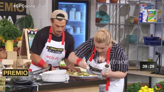 Explosión y susto al aire en El gran premio de la cocina