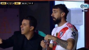 Gallardo y el gesto antideportivo antes del cambio de Santos Borré: Tirate, tirate