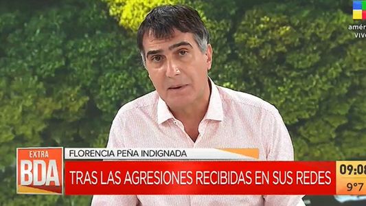 Antonio Laje se solidarizó con Florencia Peña y cuestionó las agresiones