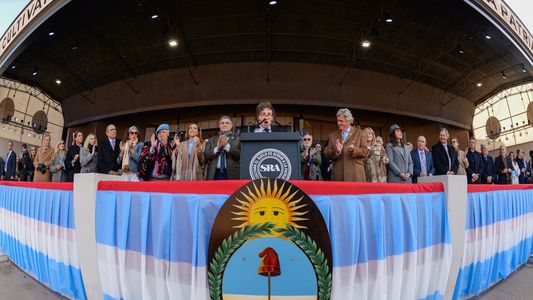 Javier Milei en la exposición Rural: el Presidente reafirmó su compromiso de sacarle las retenciones al campo