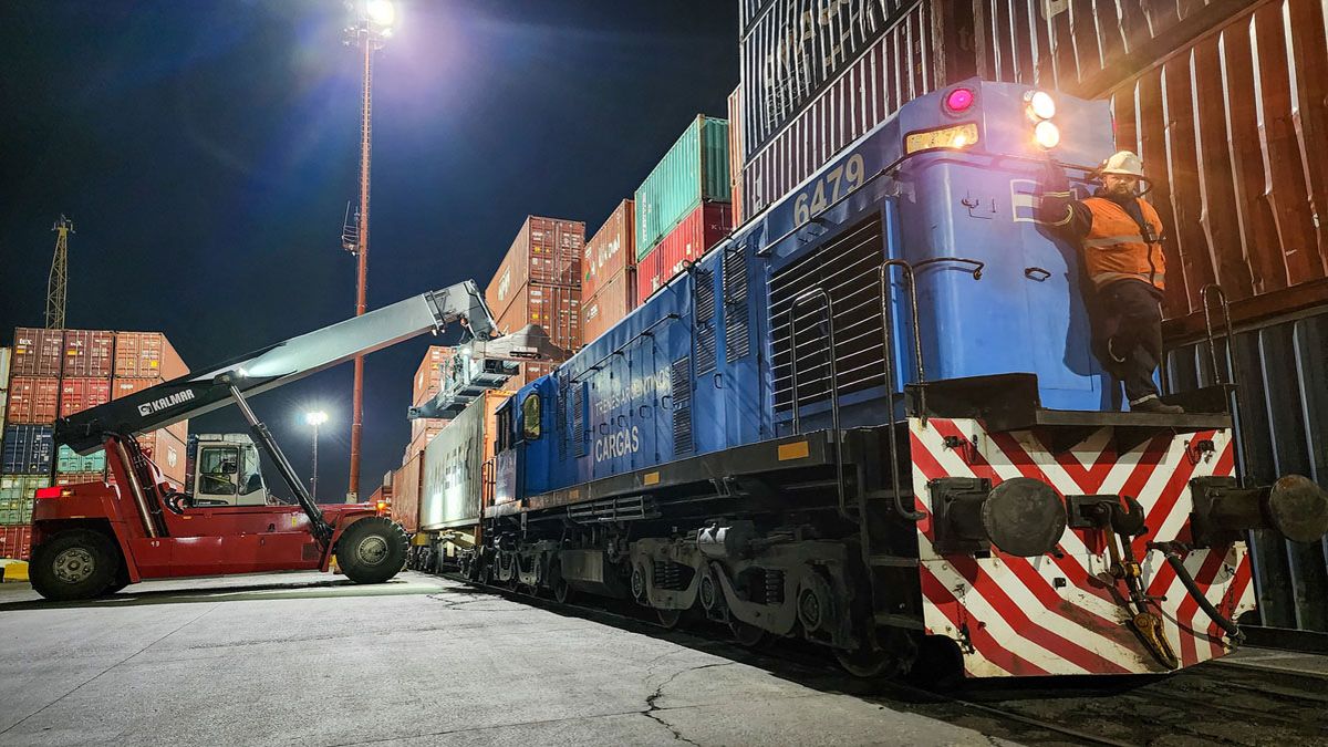 Transporte ferroviario de cargas: esta primera experiencia exitosa apunta a que Argentina cuente con un puerto cada vez más integral
