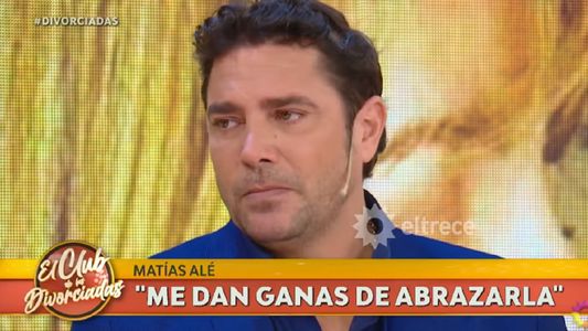 Matías Alé lloró al hablar de su separación de Graciela Alfano