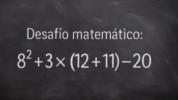 Desafío matemático: casi nadie lo resuelve antes de los 10 segundos