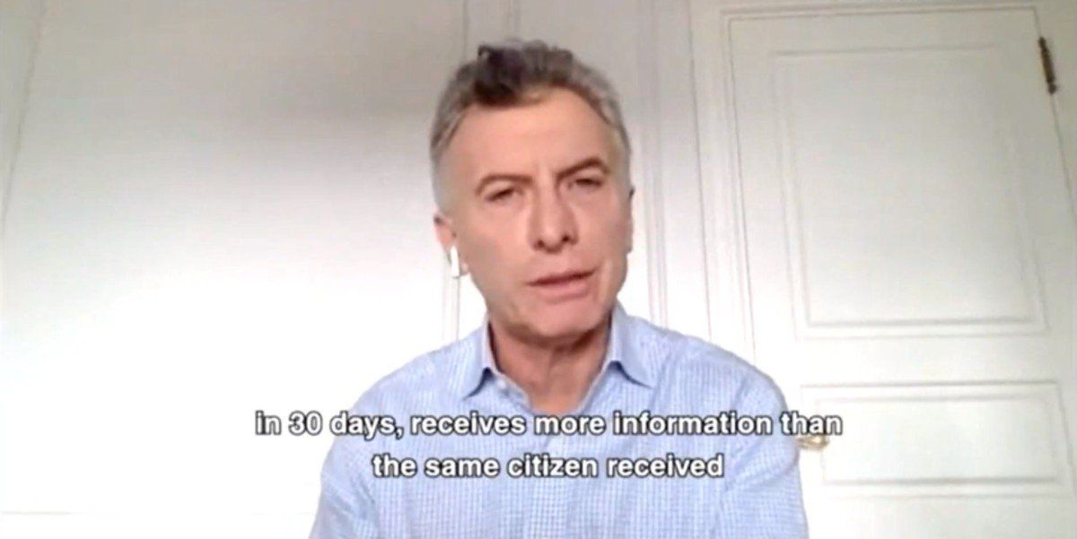 Primera entrevista de Macri después de dejar el poder:  El Gobierno intentó durante la pandemia avanzar sobre las libertades