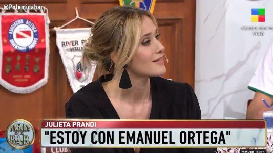 Julieta Prandi confirmó su romance con Emanuel Ortega: Estoy muy bien, es reciente