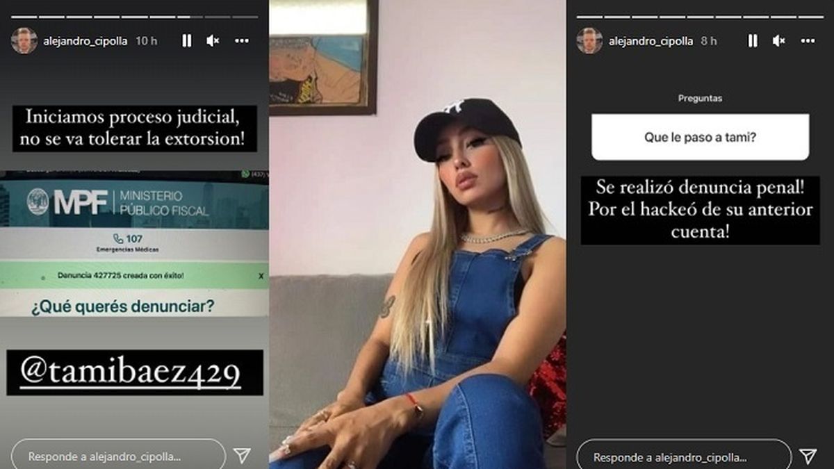 De la mano del conocido abogado Alejandro Cipolla, Tamara Ba&eacute;z denunci&oacute; penalmente el hackeo de su cuenta anterior de Instagram.&nbsp;