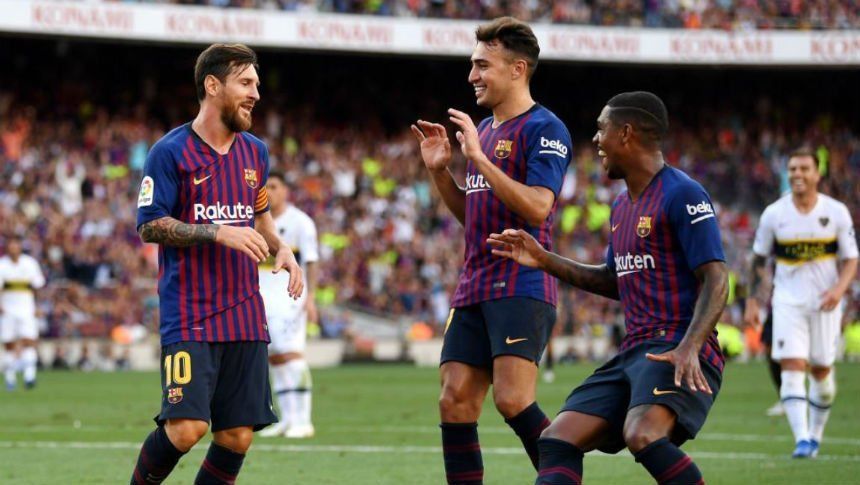 Messi se la picó a Andrada, marcó un golazo y así lo festejó