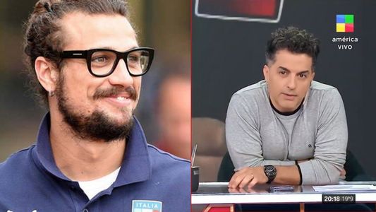 Ángel de Brito volvió a atender a Daniel Osvaldo