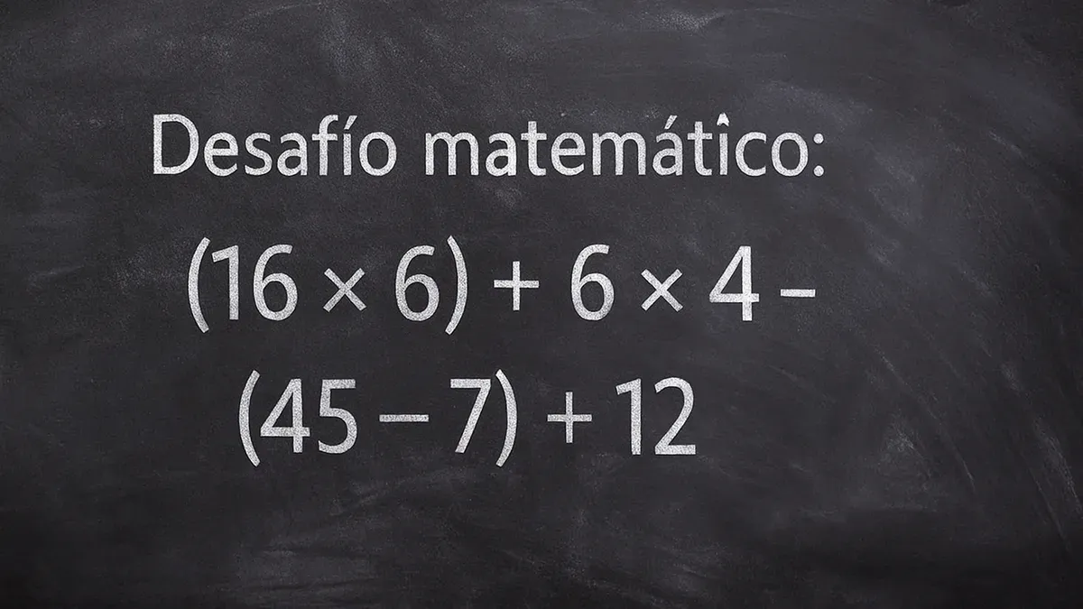 Imagen de pizarra para Desafío Matemático: este reto tiene su clave en los signos