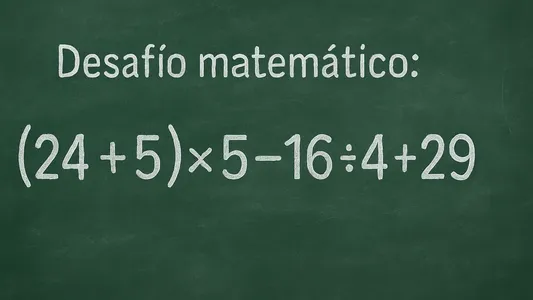 Desafío matemático: muy pocos lo resuelven antes de los 10 segundos