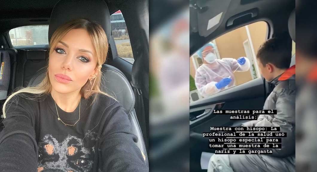 Evangelina Anderson mostró el test que le hicieron a su hijo para saber si se había contagiado de Coronavirus