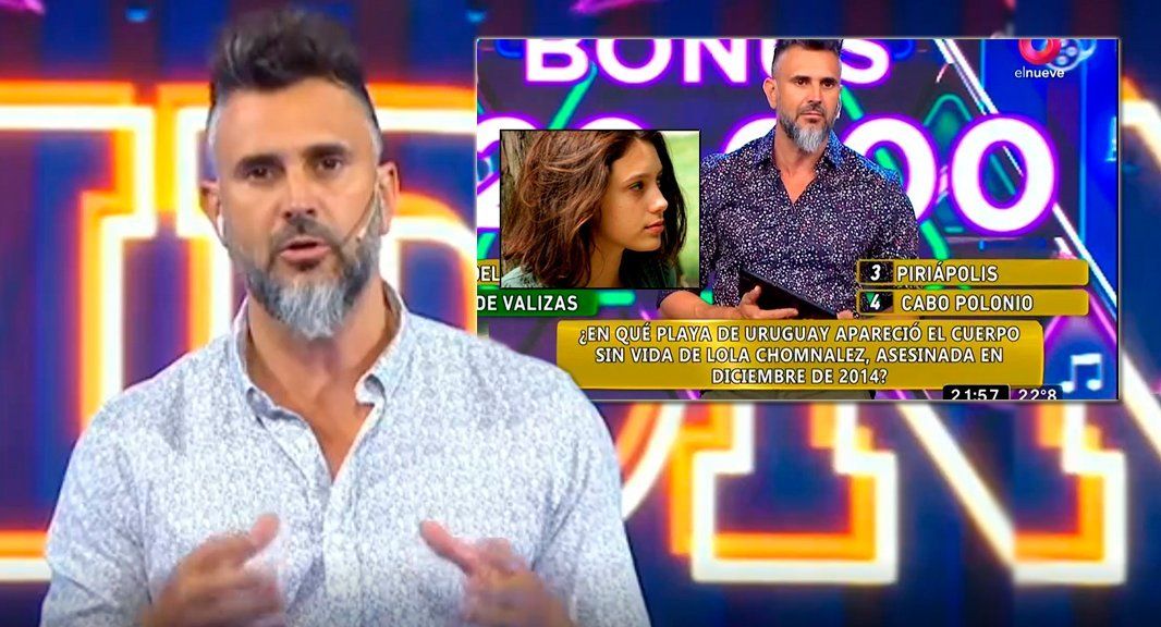Leo Montero, dolido durante el pedido de disculpas por incluir en un juego una pregunta del femicidio de Lola Chomnalez