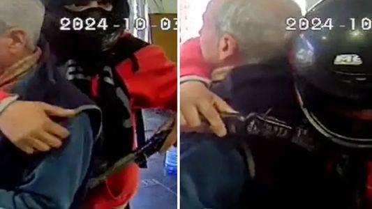 Video: violento robo y ataque con un arma tumbera en una panadería de La Plata