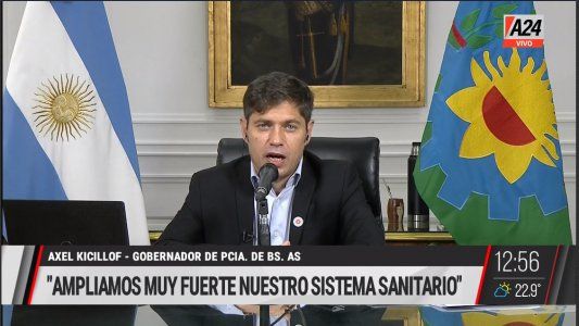 Kicillof: Me parece repugnante usar a la Justicia para perjudicar a quienes tienen que ser cuidados