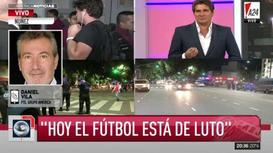Vila sobre la suspensión de la superfinal: “Es un papelón la imagen que damos como país”