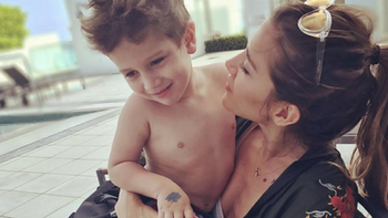 Jimena Barón se reencontró con su hijo Morrison tras el viaje a China