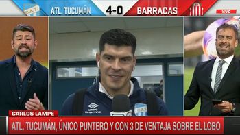 La polémica canción que le dedicaron a Lampe en un noticiero: su reacción se hizo viral