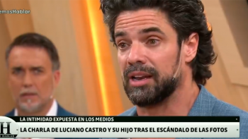 Cómo fue la charla de Luciano Castro con su hijo mayor por las fotos filtradas y desnudo