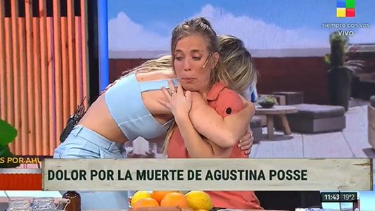 Chantal Abad se quebró por la muerte de Agustina Posse