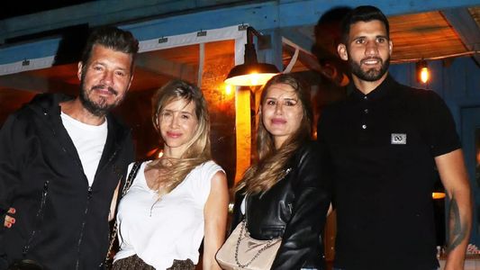 Marcelo Tinelli felicitó a Lisandro López por irse a vivir con Mica a México