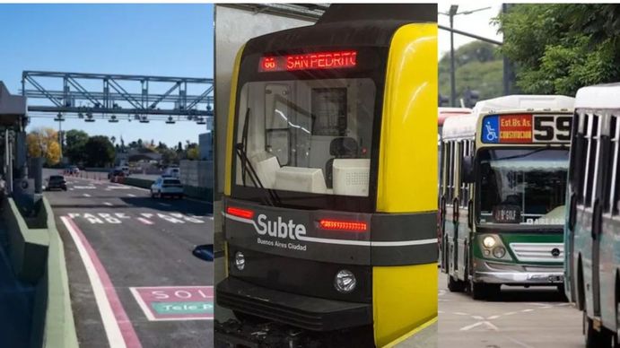 Nuevo aumento en subtes, peajes y colectivos: las tarifas que rigen desde octubre