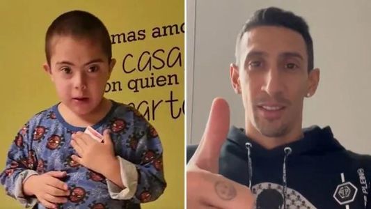 Mundial Qatar 2022: Ángel Di María y el tierno gesto con un chico que se emocionó con su figurita