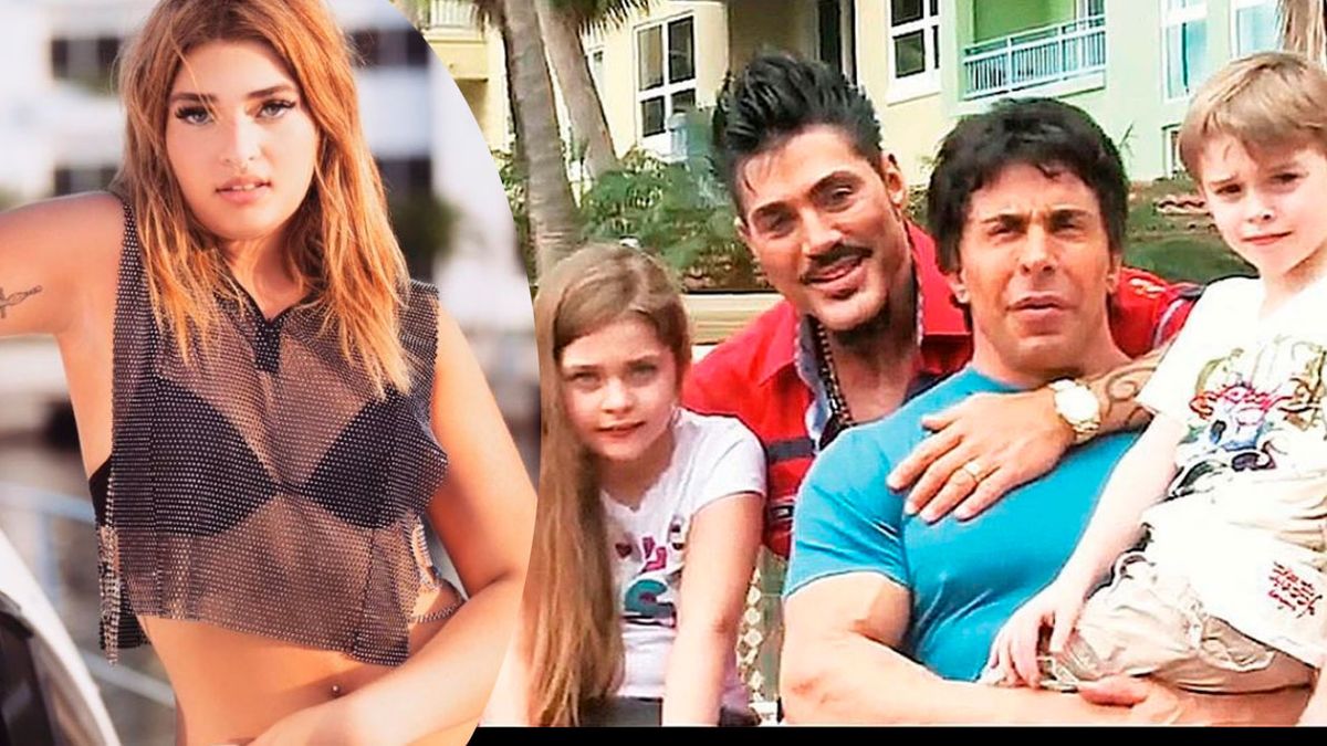 Gustavo Martínez y Ricardo Fort, con sus hijos: Martita y Felipe Fort.&nbsp;