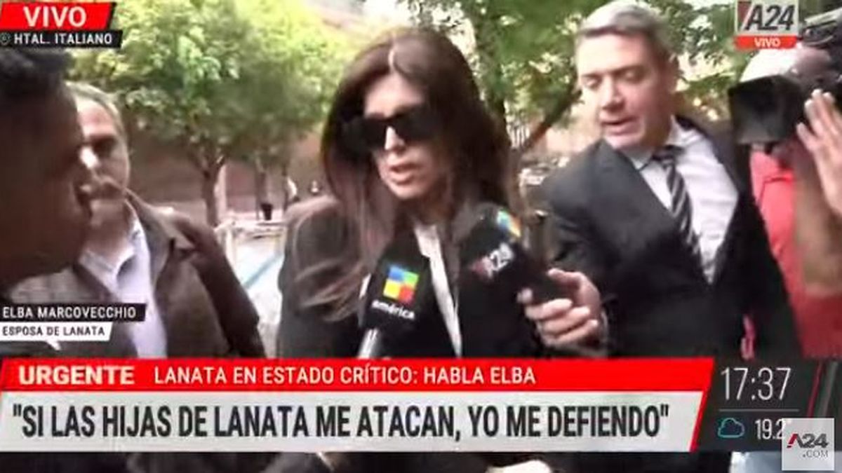 Elba Marcovecchio se refirió al estado de salud de Jorge Lanata y la participación de sus hijas en las decisiones.