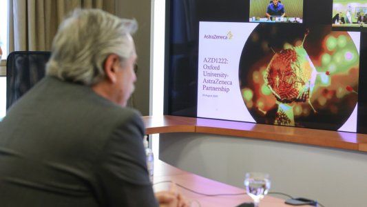 Alberto y AstraZeneca confirman que la vacuna contra el COVID-19 se producirá en la Argentina sin fines de lucro