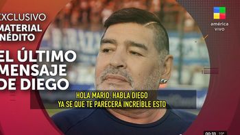 El último audio que le envió Diego Maradona a Mario Baudry, la pareja de Verónica Ojeda