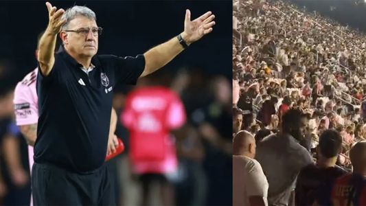 La reacción del Tata Martino a la masiva fuga de hinchas de Inter Miami porque salió Messi