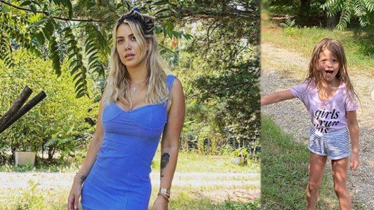 Wanda Nara le cumplió el sueño a Francesca, su hija de 5 años