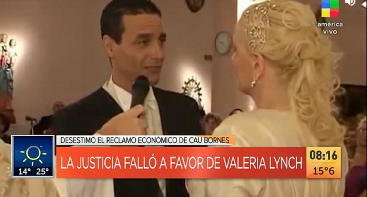 Qué le reclamaba Cau Bornes a Valeria Lynch en la Justicia