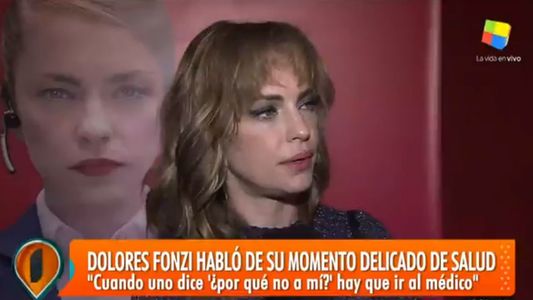 Dolores Fonzi habló del Colectivo de Actrices y de su lucha contra el cáncer de mama con un consejo a las mujeres