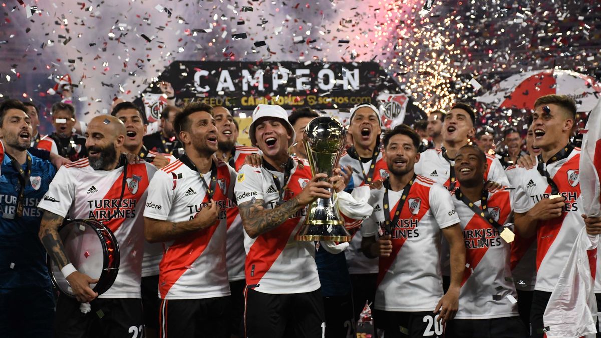 River goleó a Colón y gritó campeón del Trofeo de campeones.&nbsp;