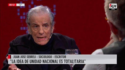 Juan José Sebreli: Cristina no cambió; Aníbal Fernández, Grabois o Hebe son el verdadero kirchnerismo