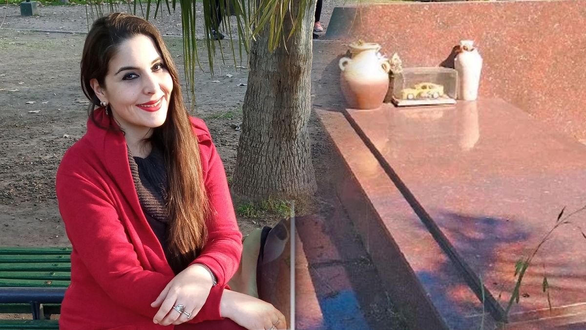 Antonella Menem mostró la tumba de su padre e hizo una fuerte denuncia