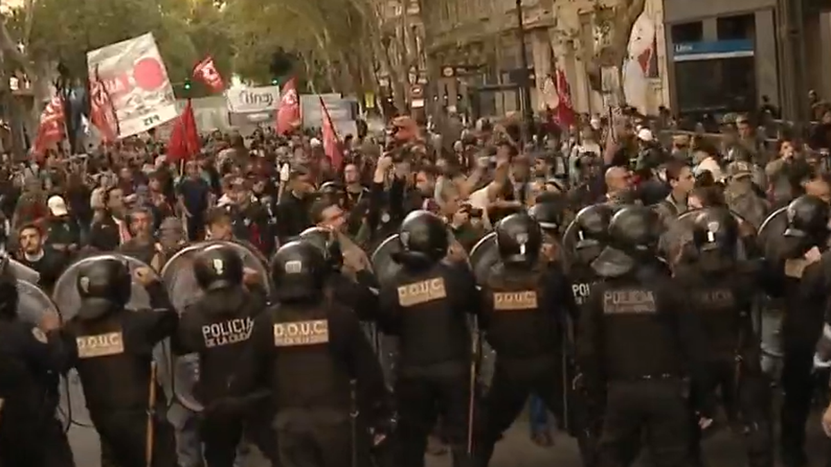 n medio de la discusión por la Ley de Glaciares en Congreso, se registraron incidentes. 