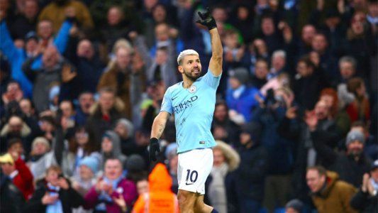Agüero brilló con un triplete en el triunfo de Manchester City ante Arsenal por 3 a 1
