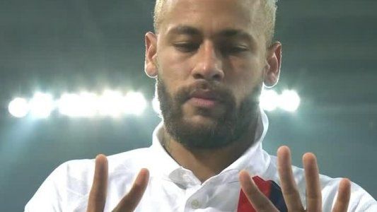 Neymar hizo un gol y lo dedicó a la memoria de Kobe Bryant