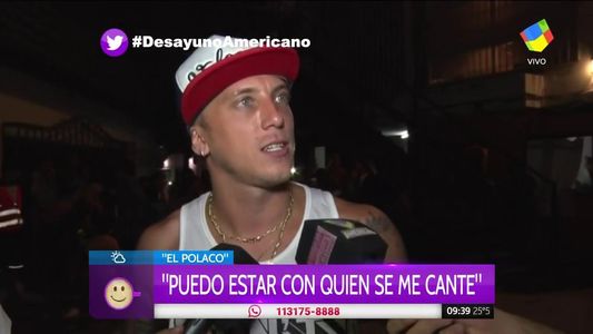 El Polaco ninguneó a la rubia que lo acusó de poco caballero