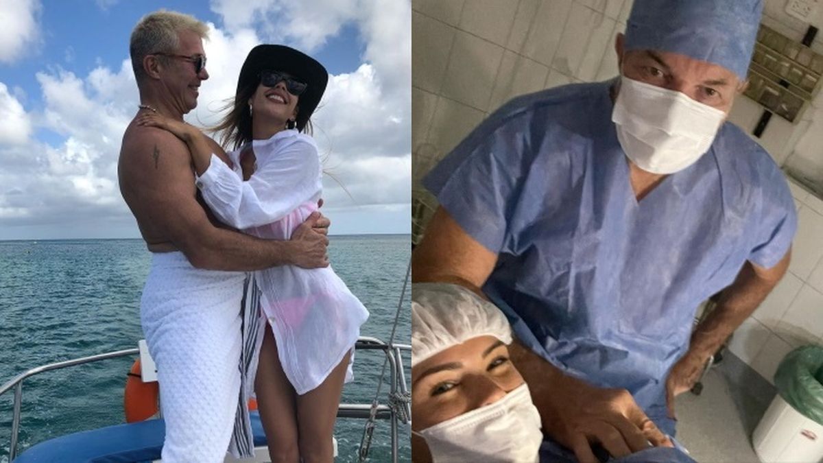 Barby Franco y Fernando Burlando.