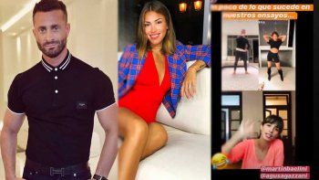 En medio del escándalo con Cinthia Fernández, Martín Baclini y su nueva pareja comenzaron con los ensayos para el “Bailando”
