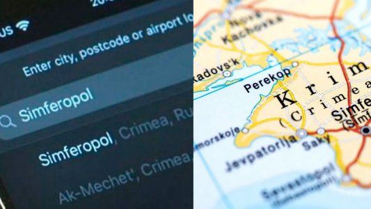 Apple puso en sus mapas a Crimea como parte de Rusia y desató el enojo de Ucrania