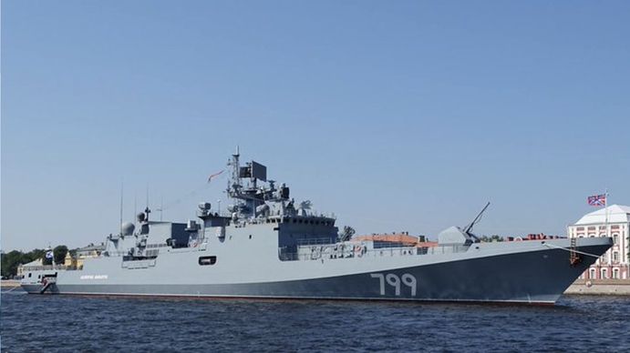 ¿Ucrania hundió el Makarov? Fuertes rumores sobre el posible ataque a la principal fragata rusa