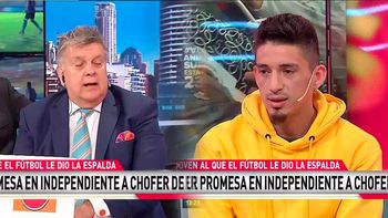 Luis Ventura le ofreció jugar en Victoriano Arenas al futbolista que maneja un UBER