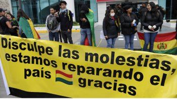 El líder de la oposición santacruceña llegó a La Paz para pedir la renuncia de Evo Morales