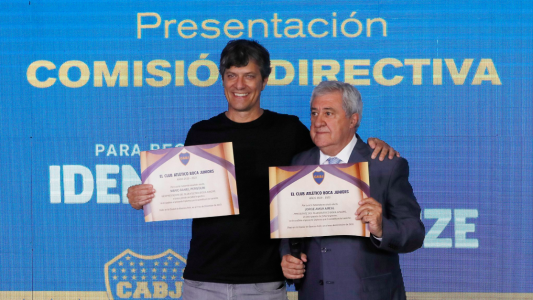 Ameal asumió como presidente de Boca: Prometemos mucho trabajo y compromiso